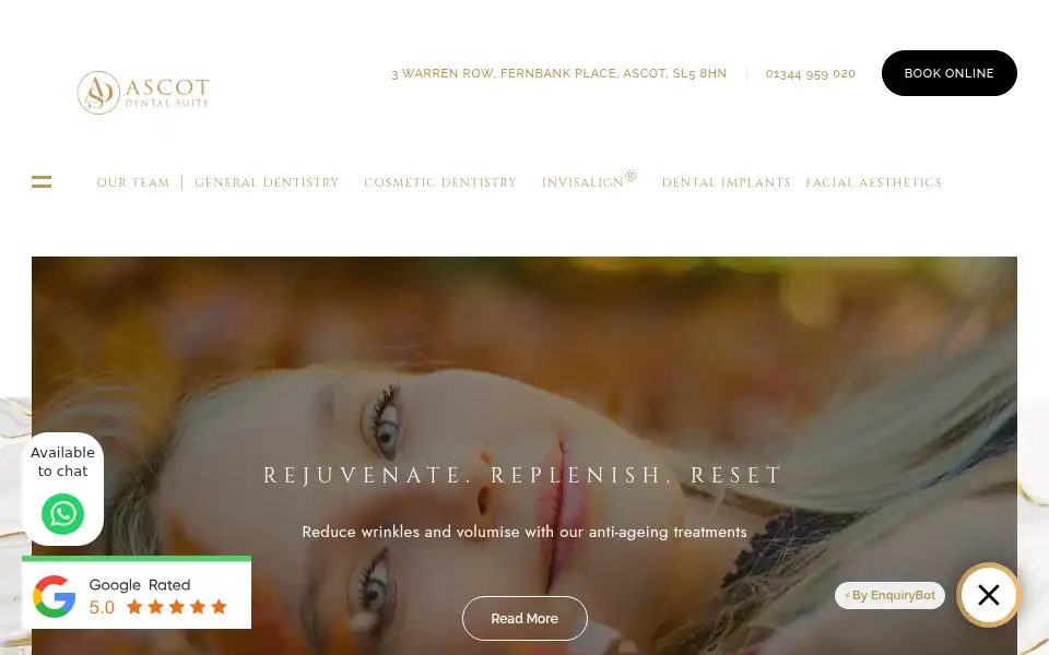 Screenshot of ascotdentalsuite.co.uk