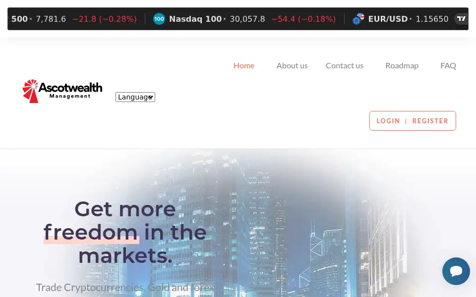 Screenshot of ascotwealthmgt.com