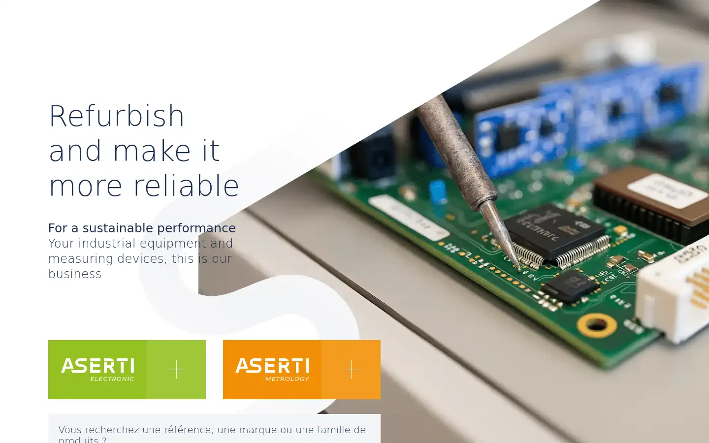 Screenshot of aserti.com