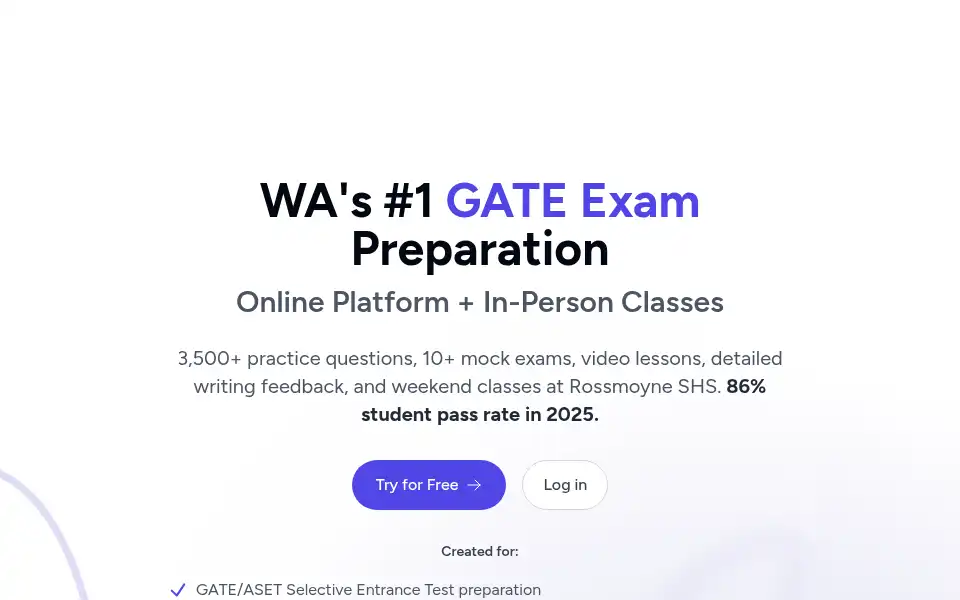 Screenshot of asetprep.com