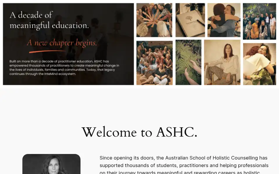 Screenshot of ashc.com.au