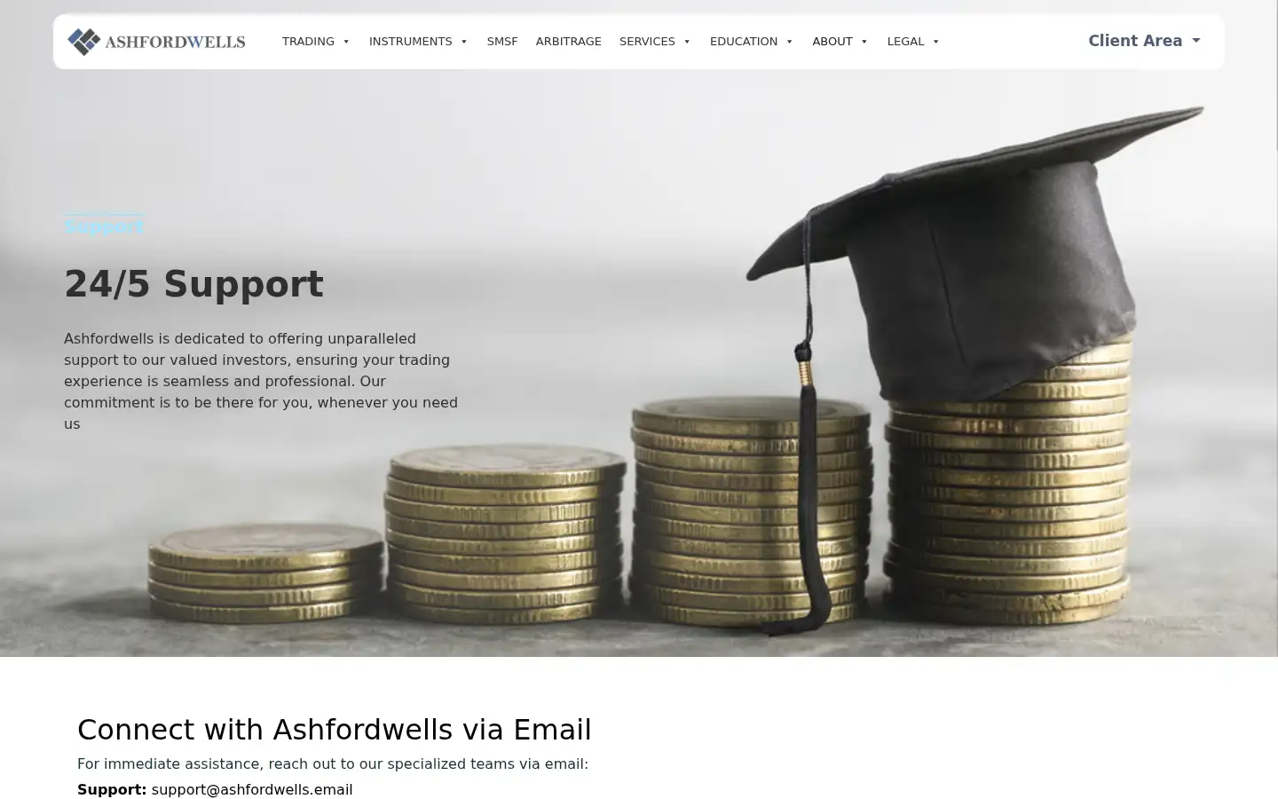 Screenshot of ashfordwells.com