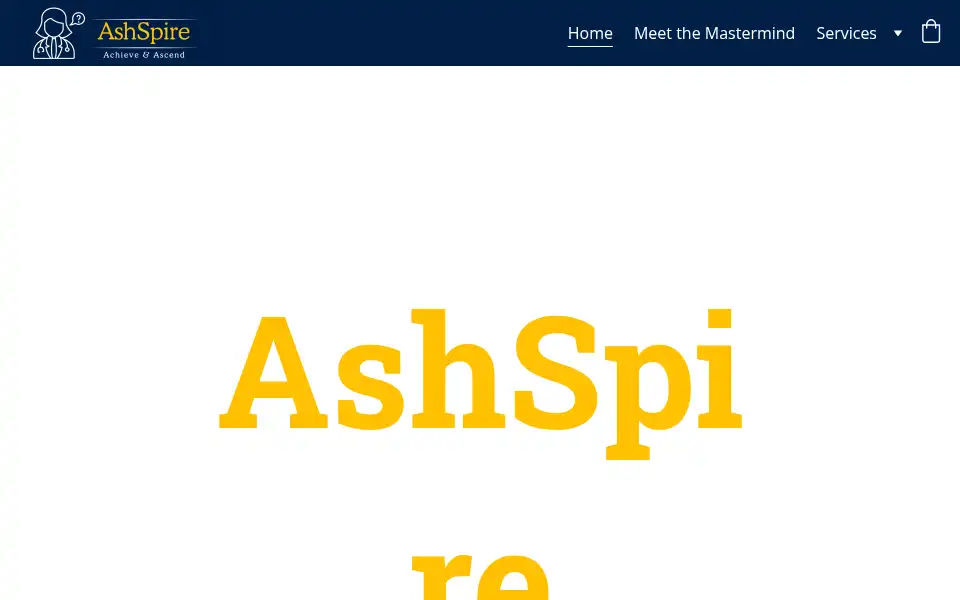 Screenshot of ashspire.co.uk