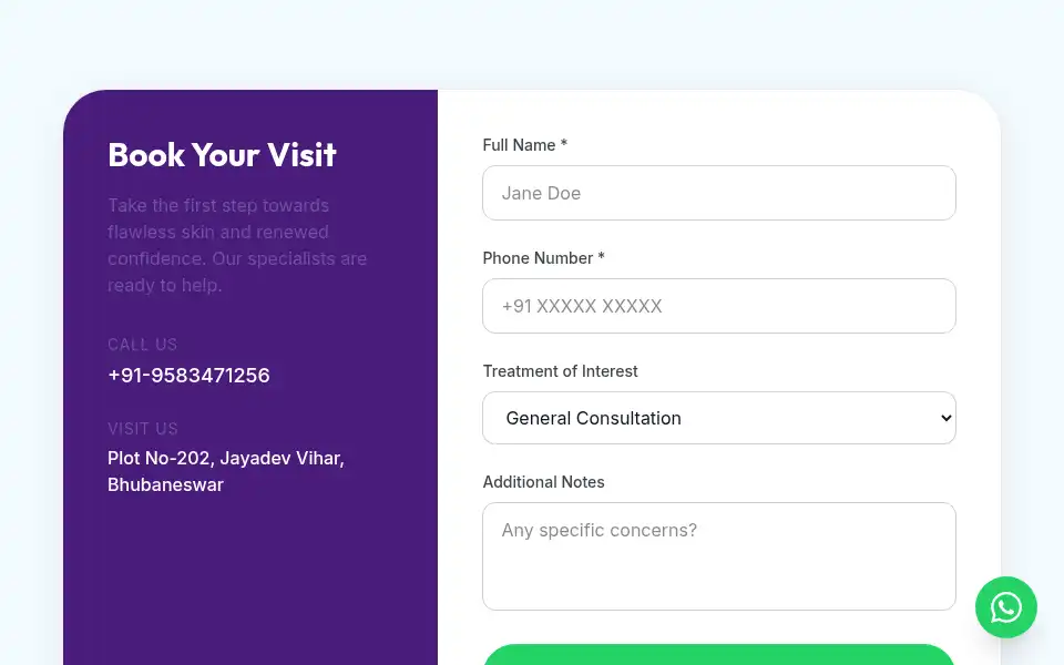 Screenshot of ashuskincare.com