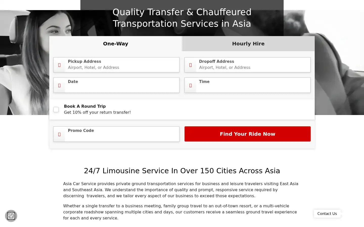 Screenshot of asiacarservice.com