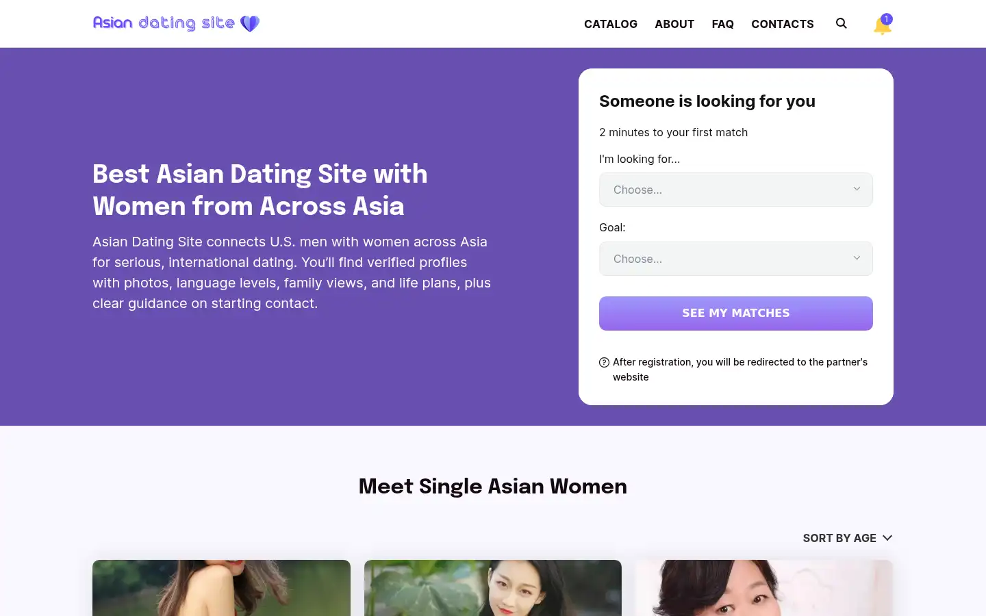 Screenshot of asian-dating-site.com