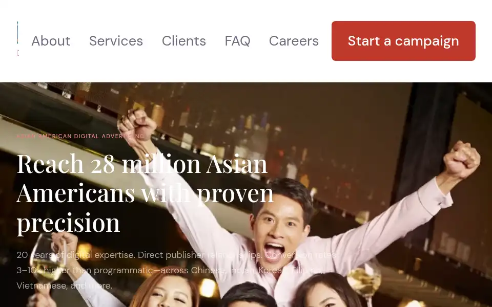 Screenshot of asianmedia.com