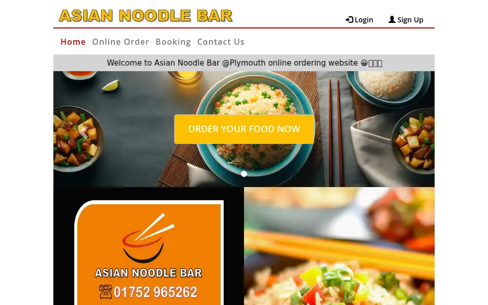 Screenshot of asiannoodlebarrestaurant.co.uk