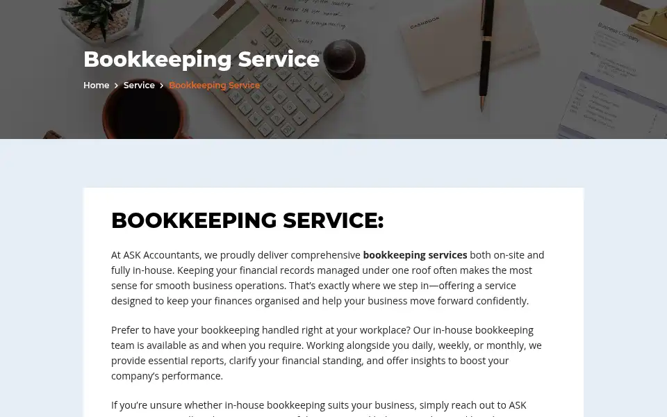 Screenshot of askaccountantsukltd.co.uk