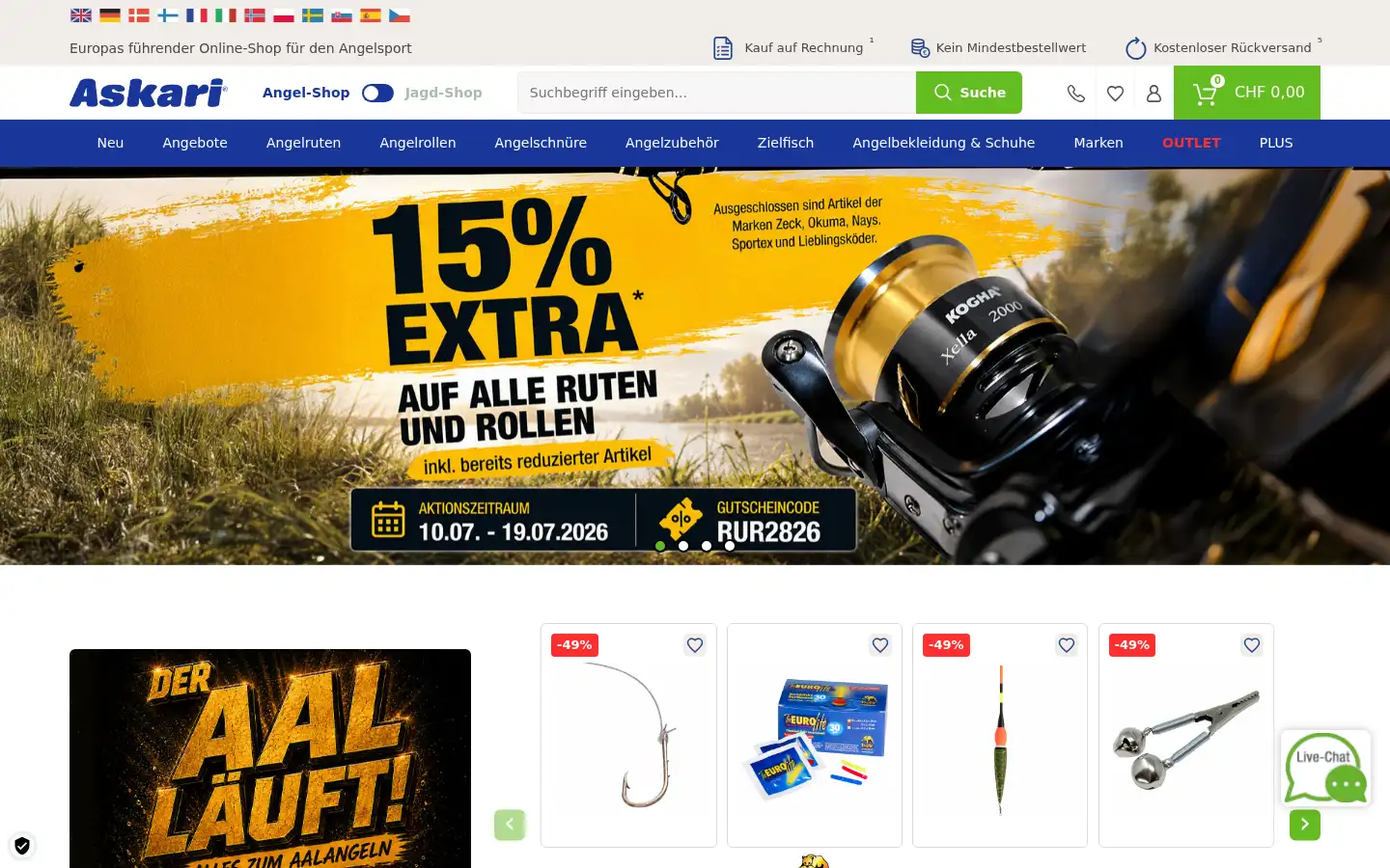 Screenshot of askari.ch
