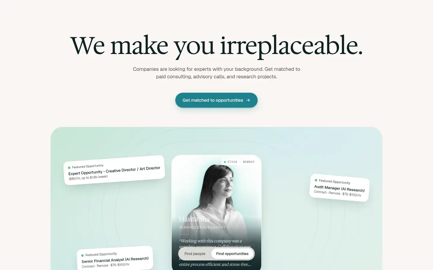 Screenshot of askethos.com