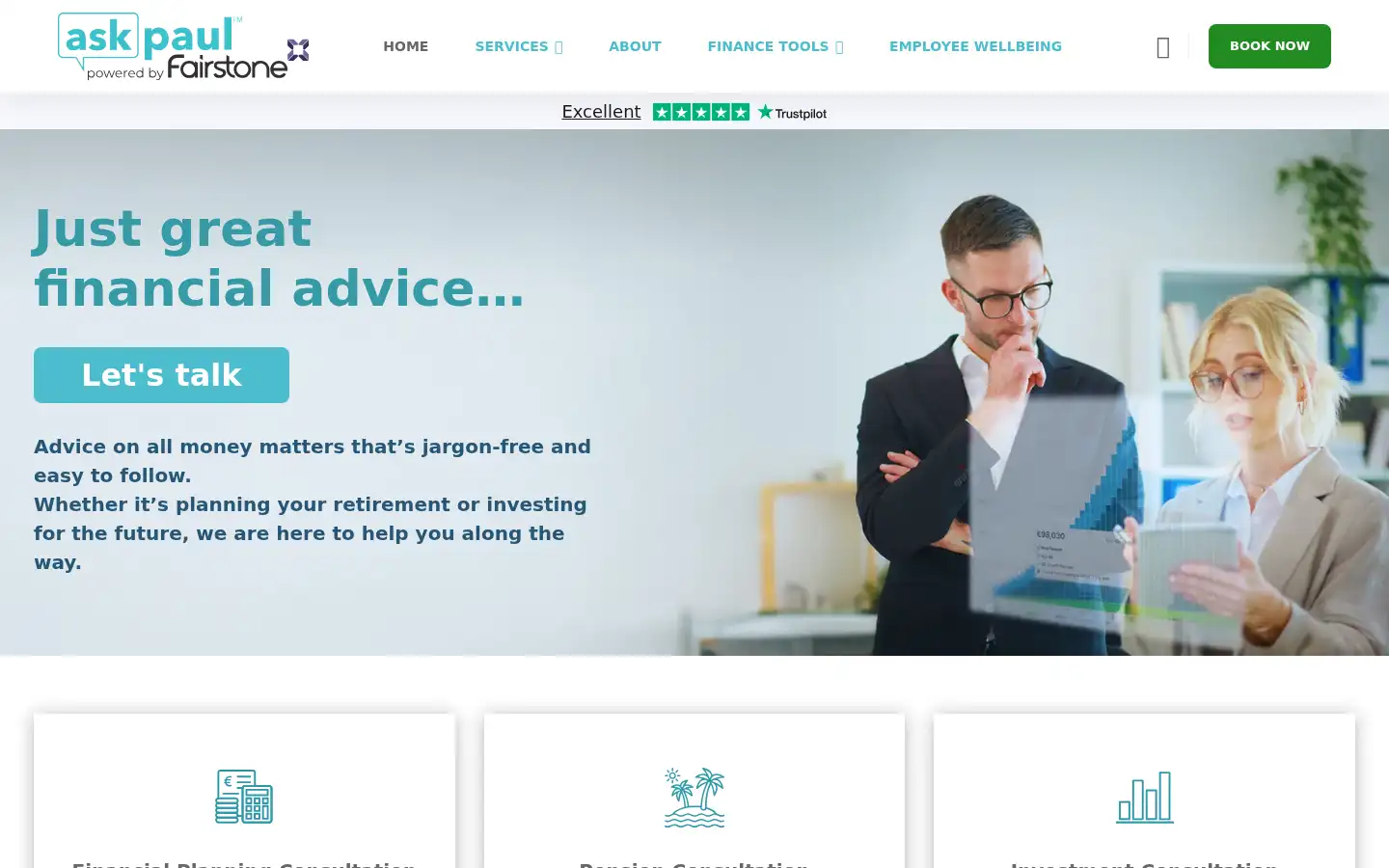 Screenshot of askpaul.ie