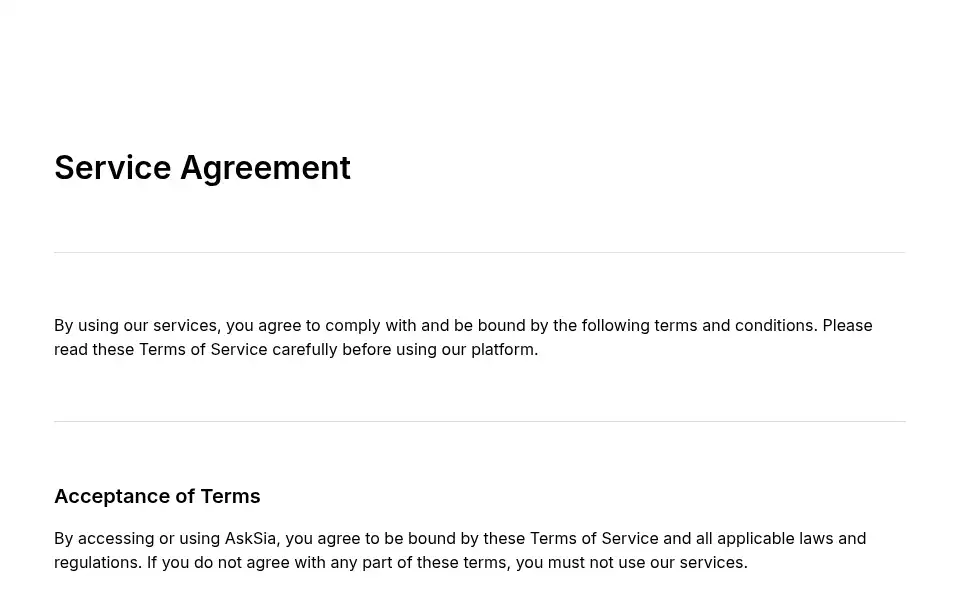 Screenshot of asksia.ai