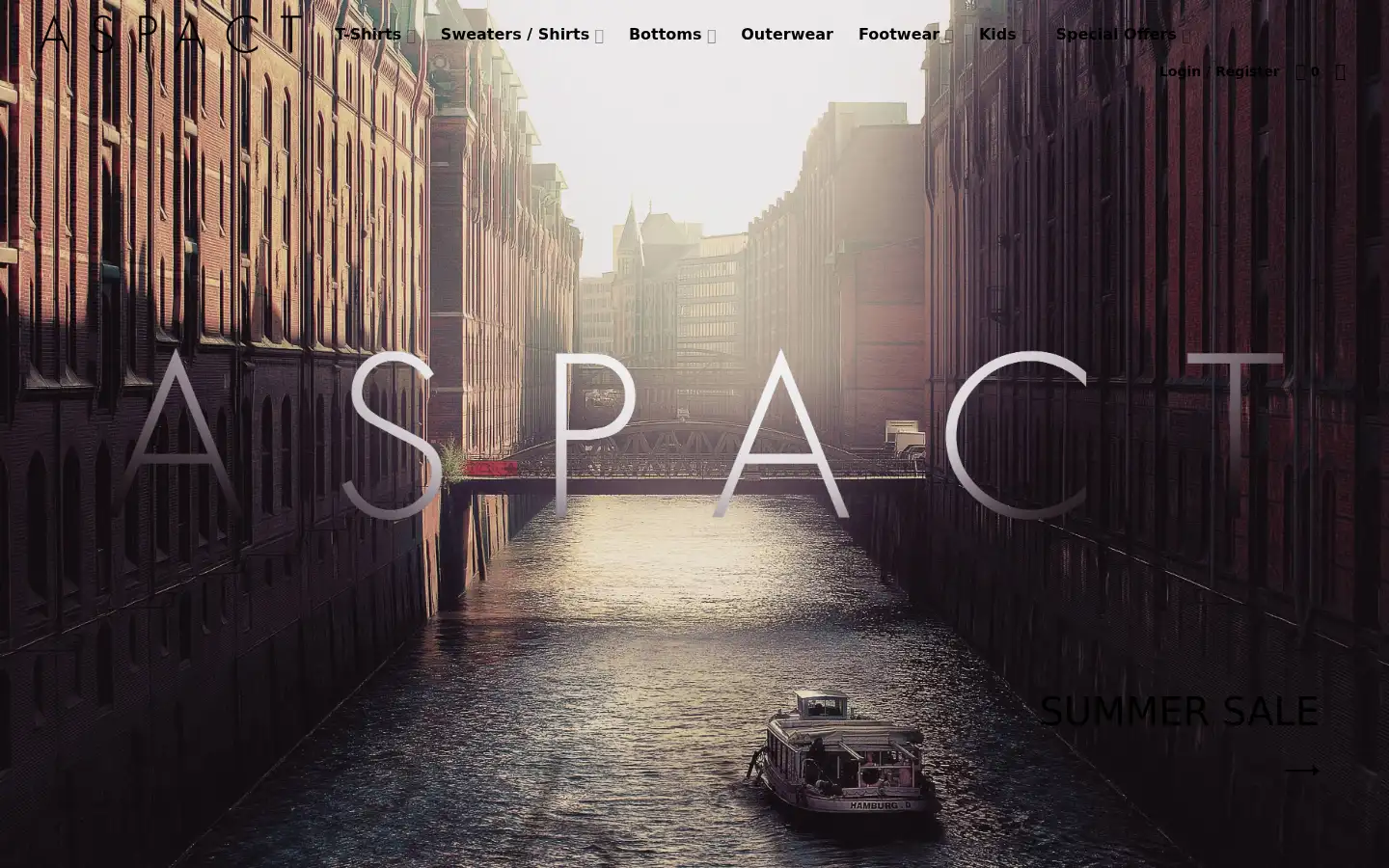 Screenshot of aspactstores.com