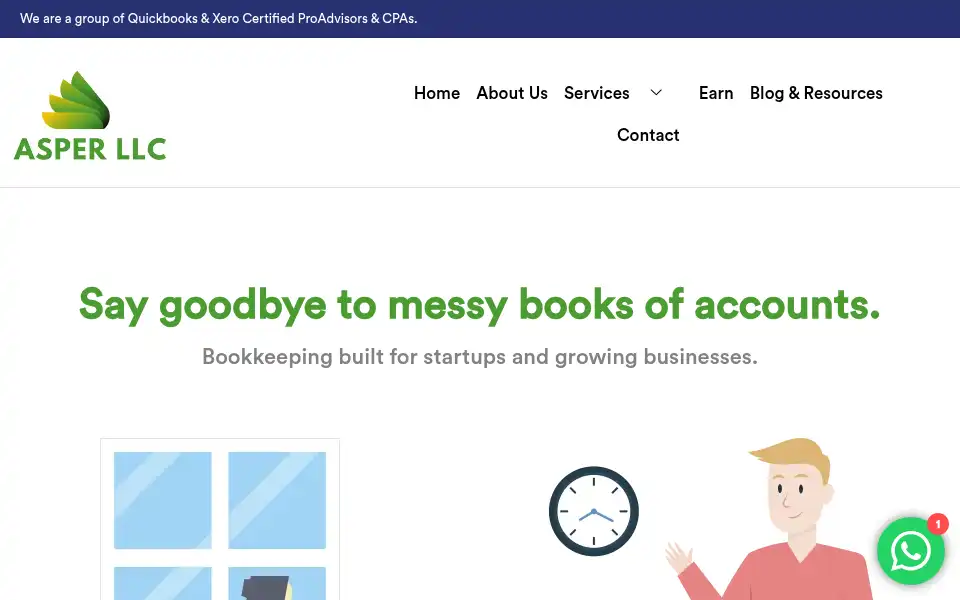 Screenshot of asperllc.com