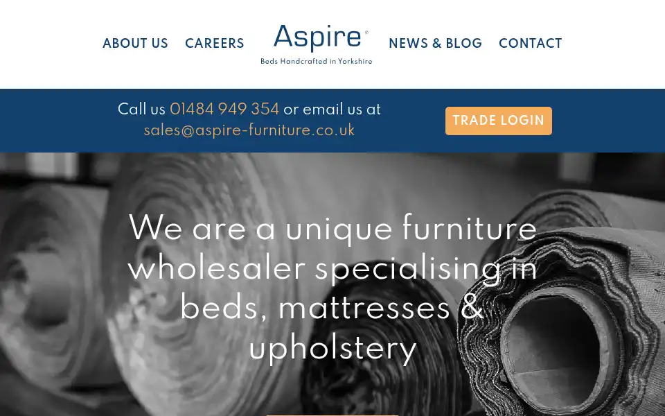 Screenshot of aspire-furniture.co.uk