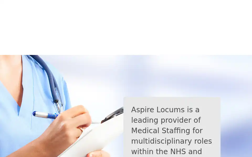 Screenshot of aspirelocums.com