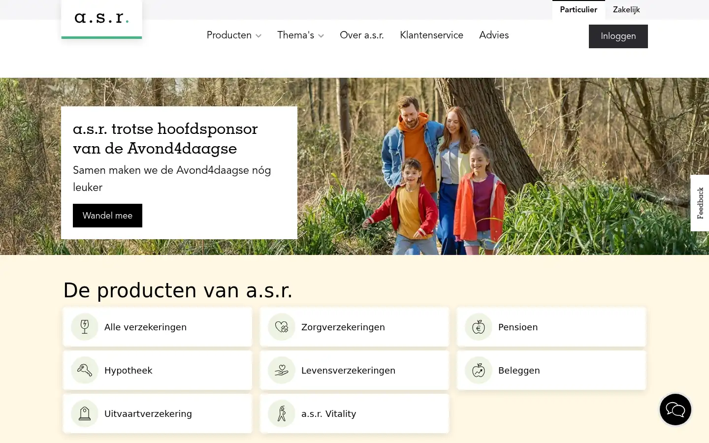 Screenshot of asr.nl