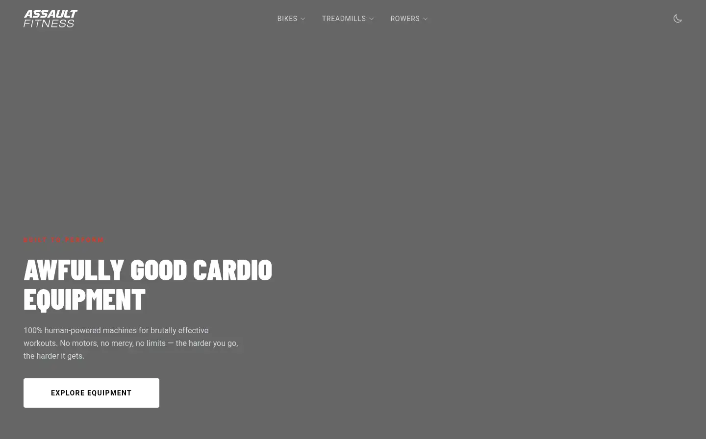 Screenshot of assaultfitness.com
