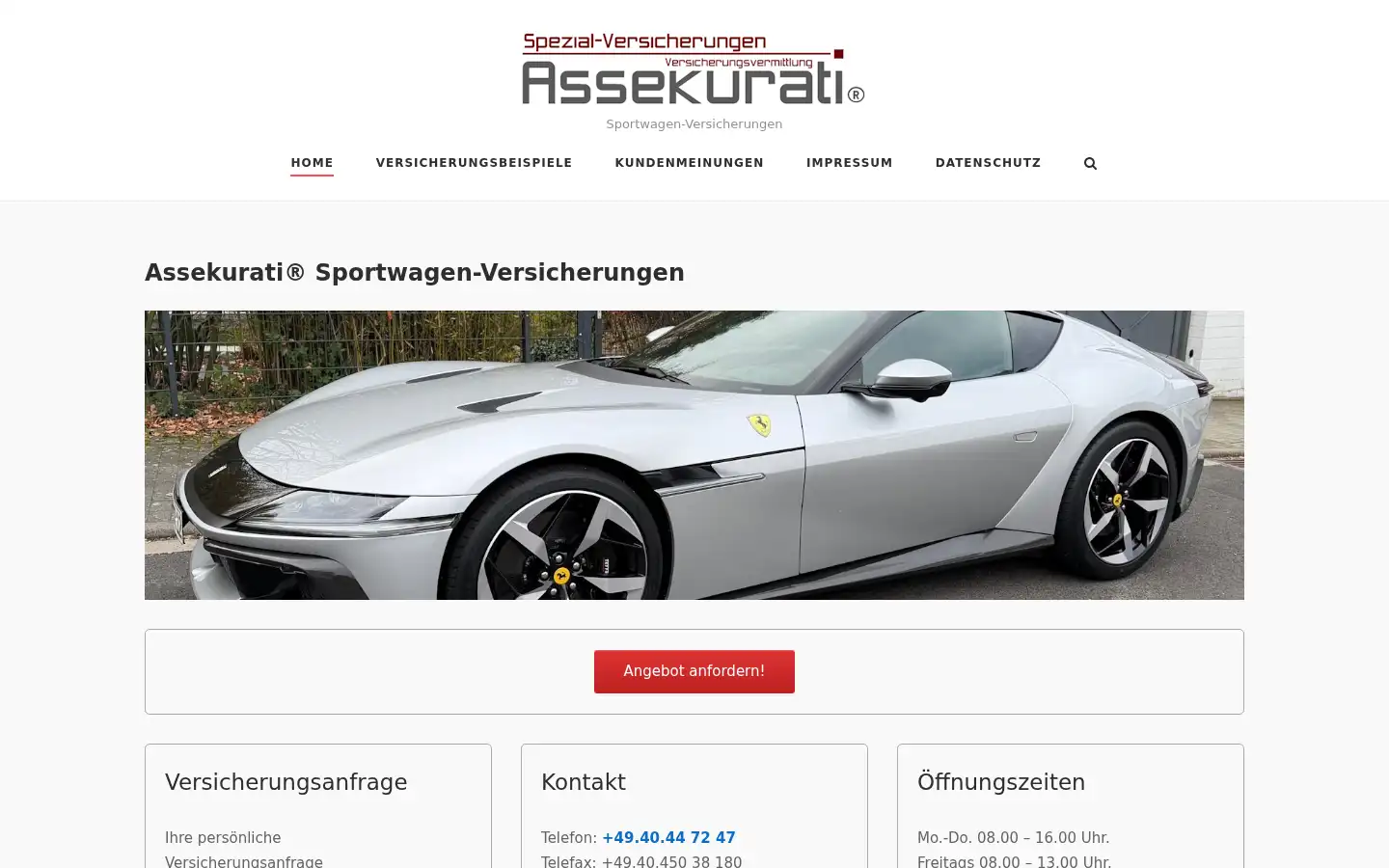 Screenshot of assekurati.de