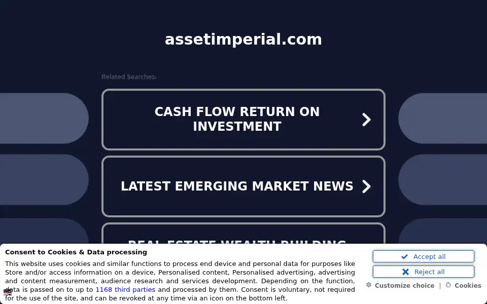Screenshot of assetimperial.com