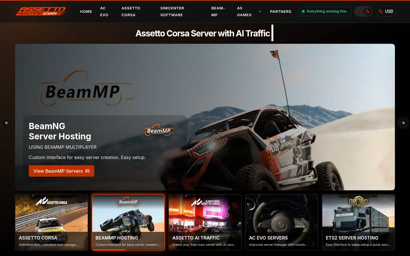 Screenshot of assettohosting.com