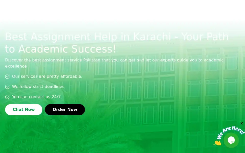 Screenshot of assignmenthelppakistan.pk