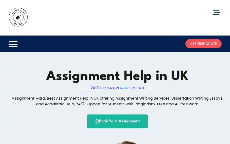 Screenshot of assignmentmitra.com