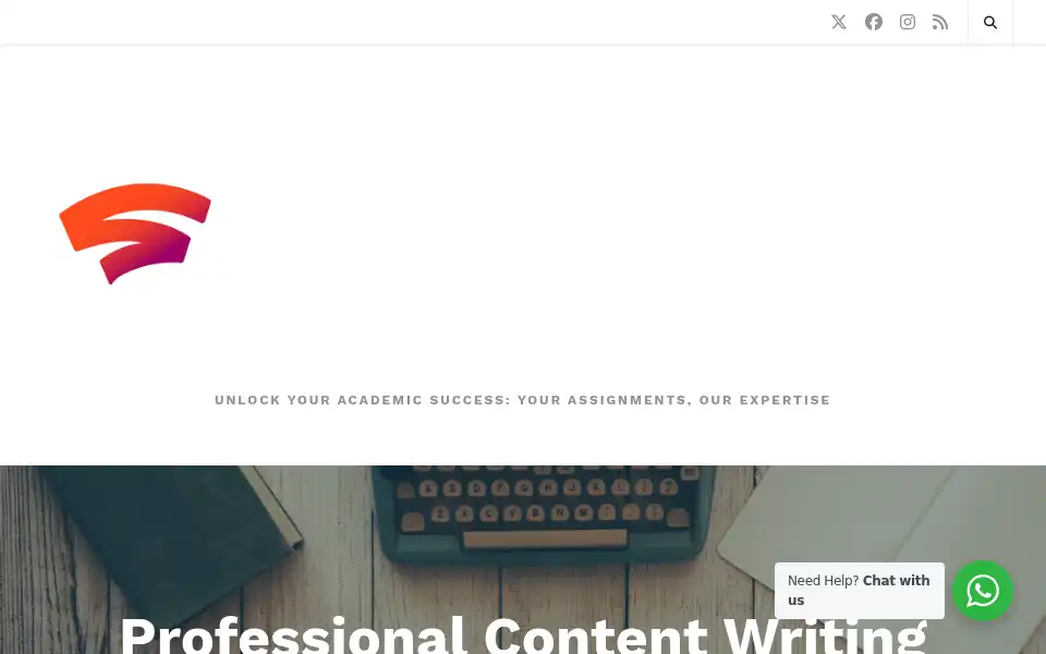 Screenshot of assignmentsroom.com