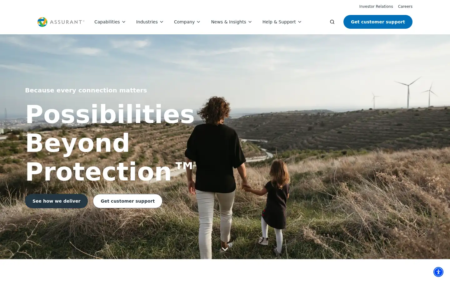 Screenshot of assurant.com