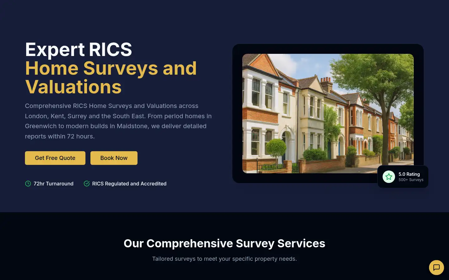 Screenshot of assuredsurveyors.com