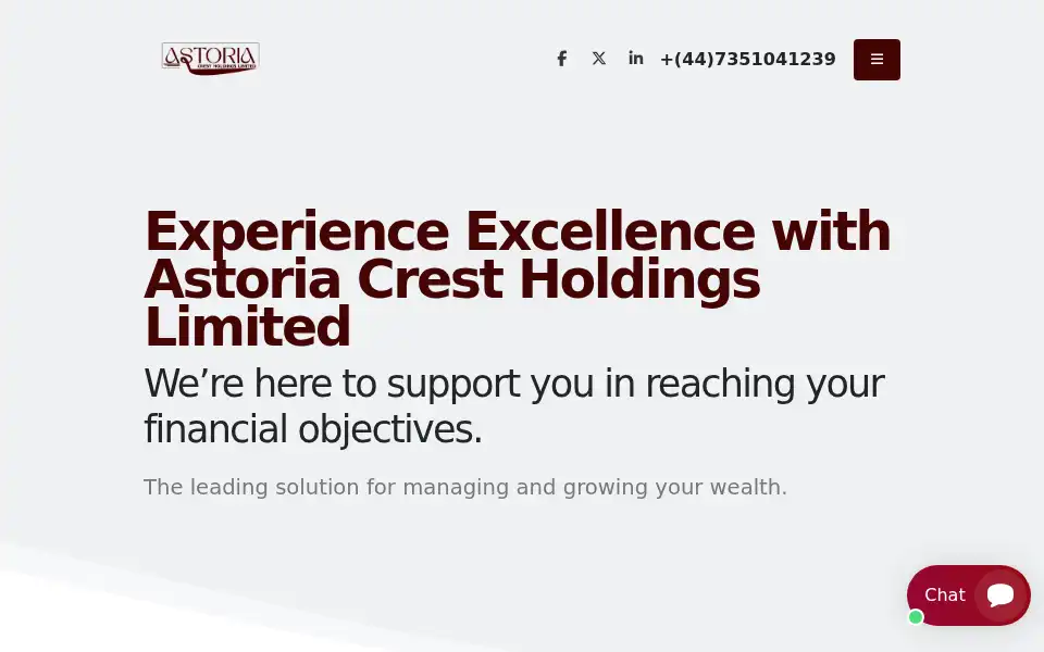 Screenshot of astoriacrestholding.com