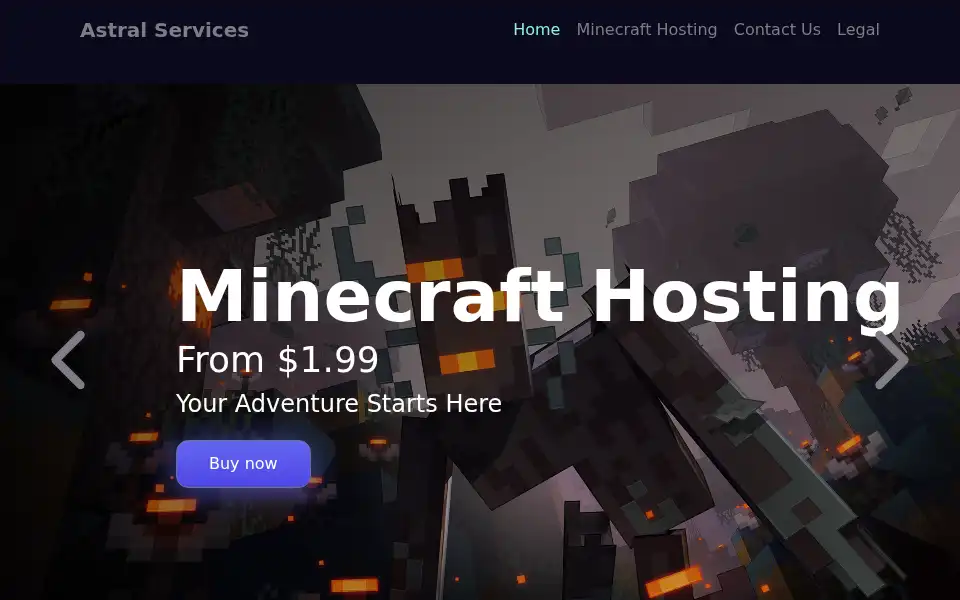 Screenshot of astral-services.net