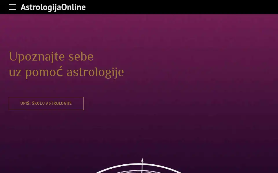 Screenshot of astrologijaonline.com