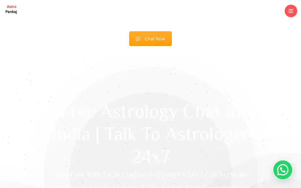Screenshot of astropankaj.in