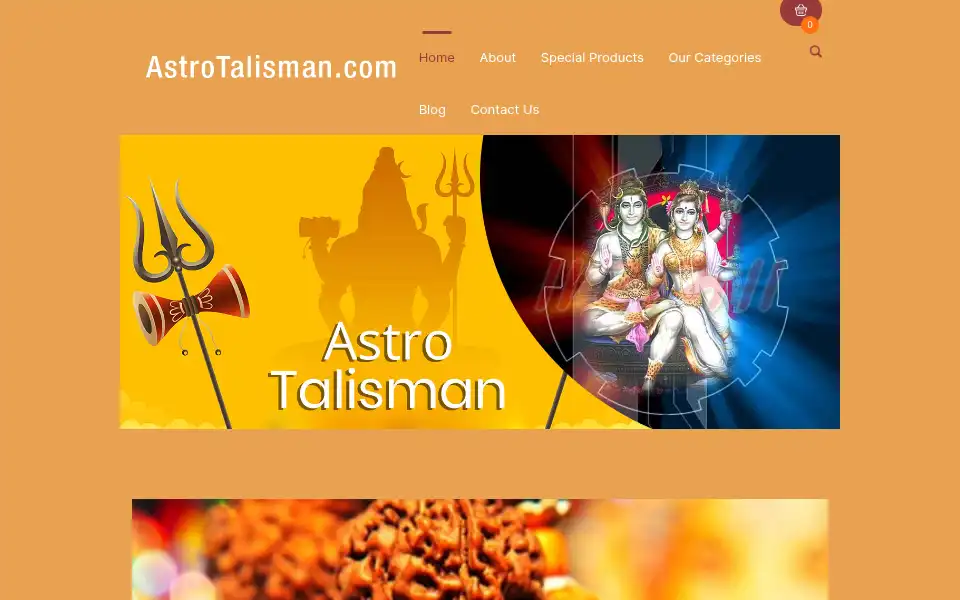 Screenshot of astrotalisman.com