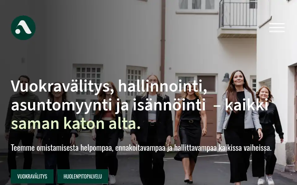 Screenshot of asuntopehtoori.fi