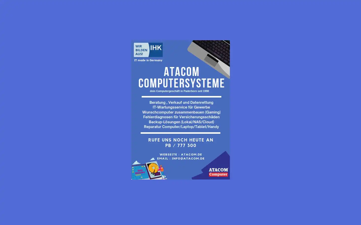 Screenshot of atacom.de