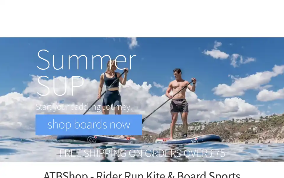 Screenshot of atbshop.co.uk