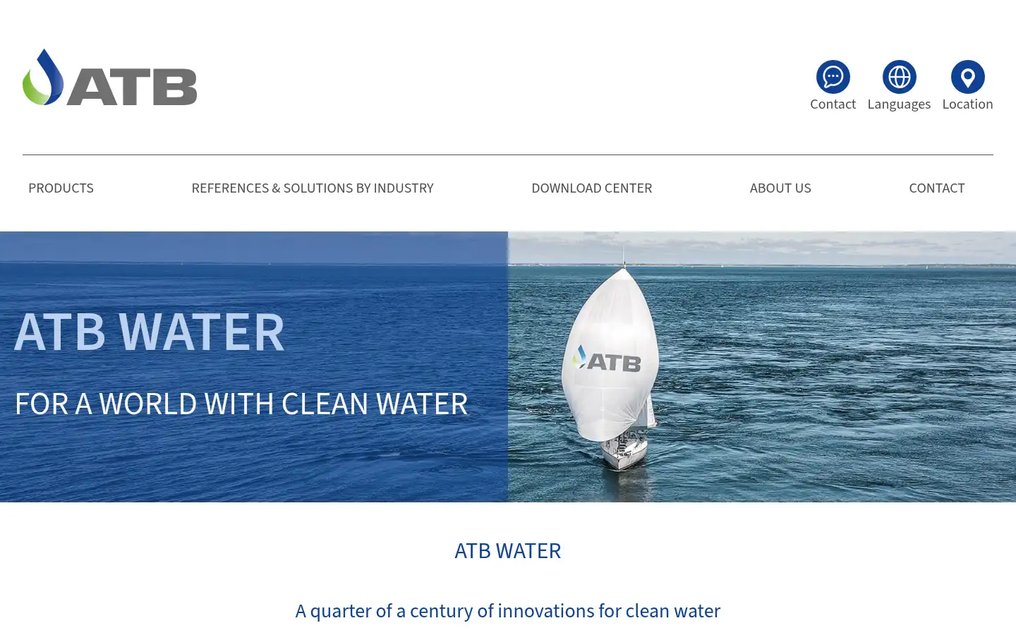 Screenshot of atbwater.com
