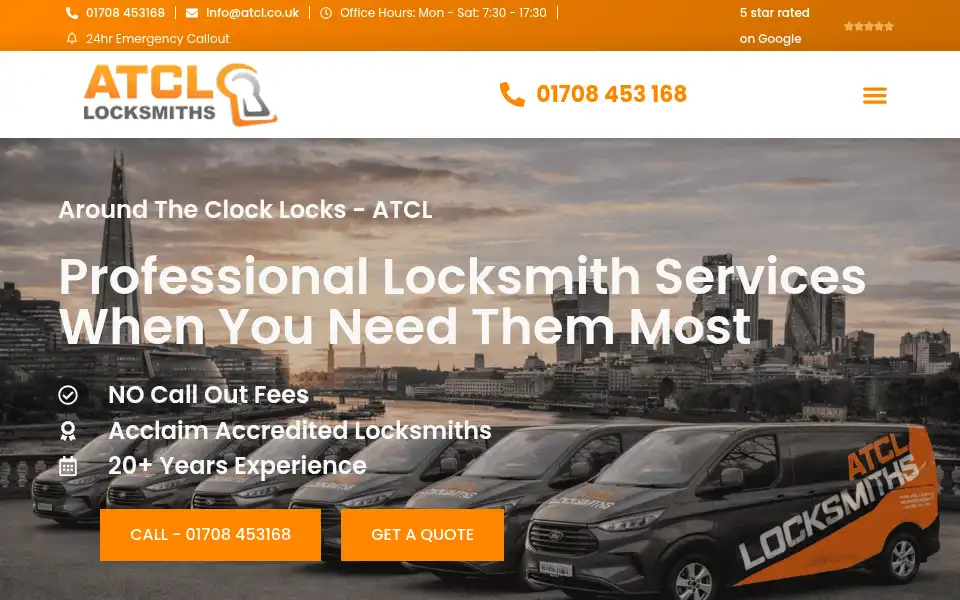 Screenshot of atcl.co.uk