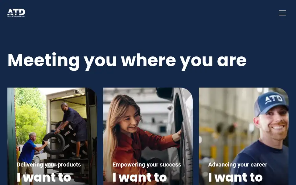 Screenshot of atd.com