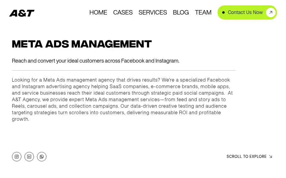 Screenshot of atdigiagency.com