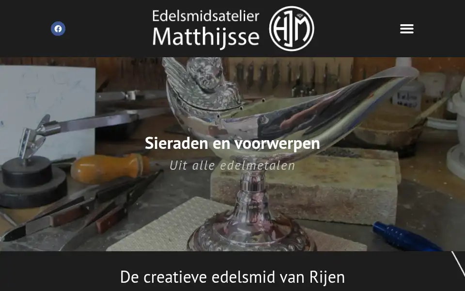 Screenshot of atelier-m.nl