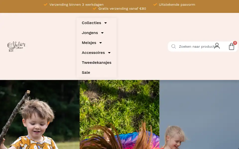 Screenshot of atelier-olliez.nl