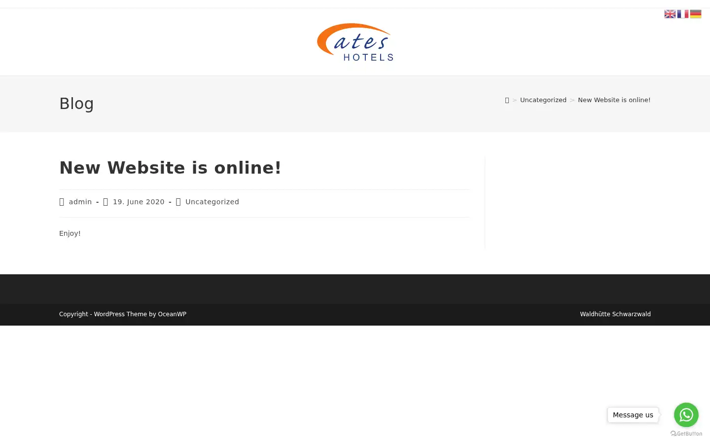 Screenshot of ates-hotel.de