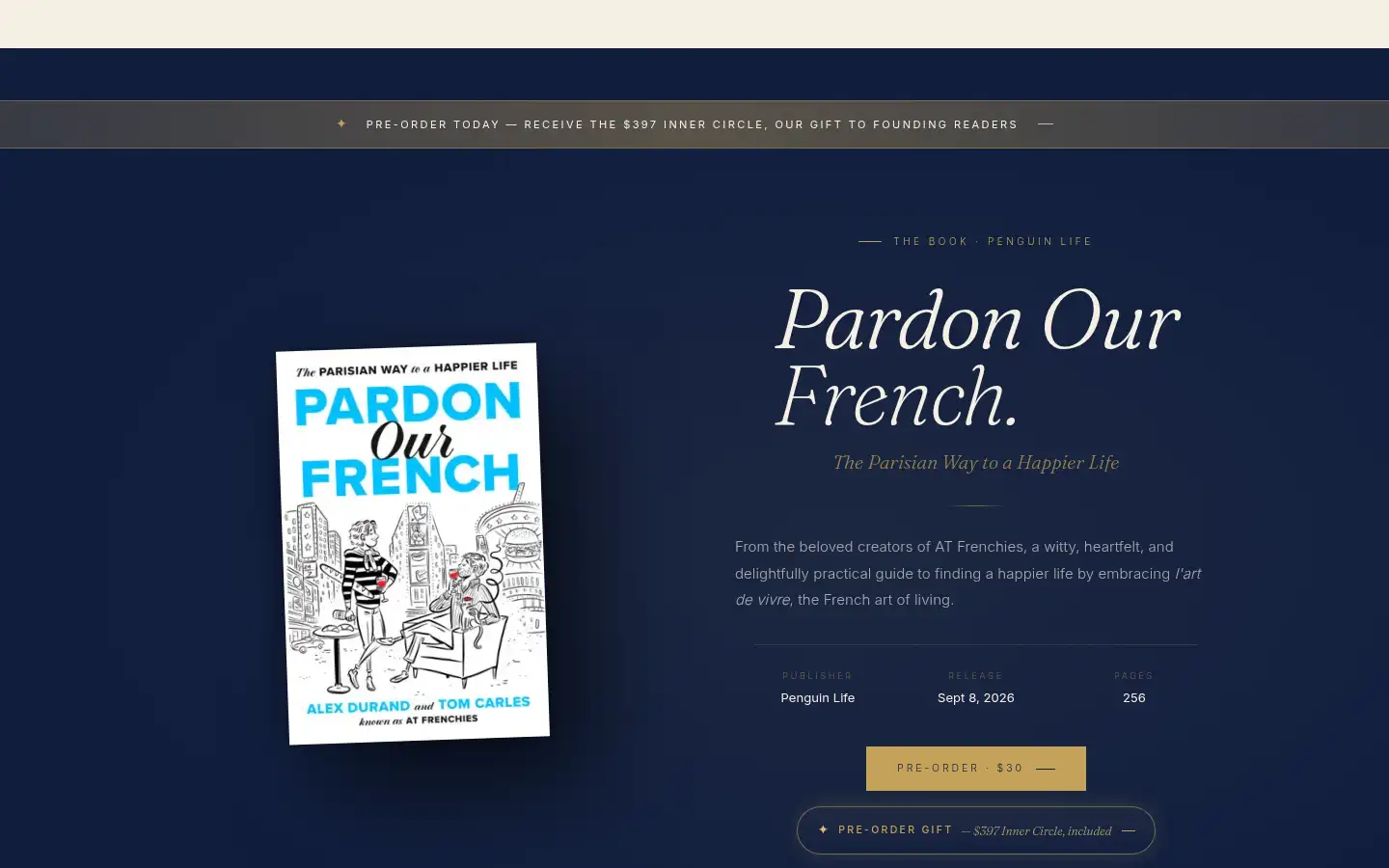 Screenshot of atfrenchies.com
