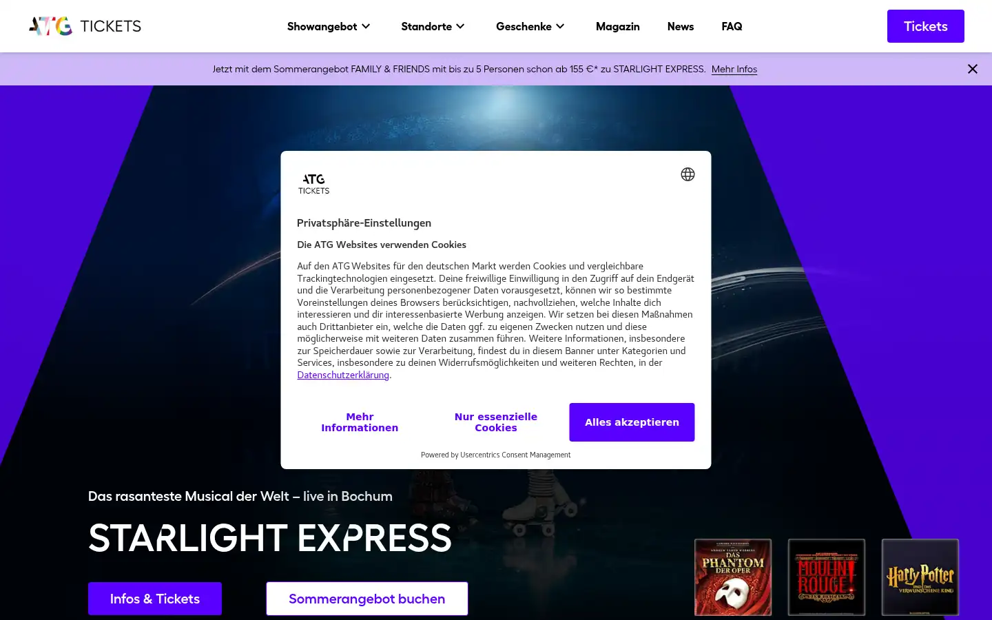 Screenshot of atgtickets.de