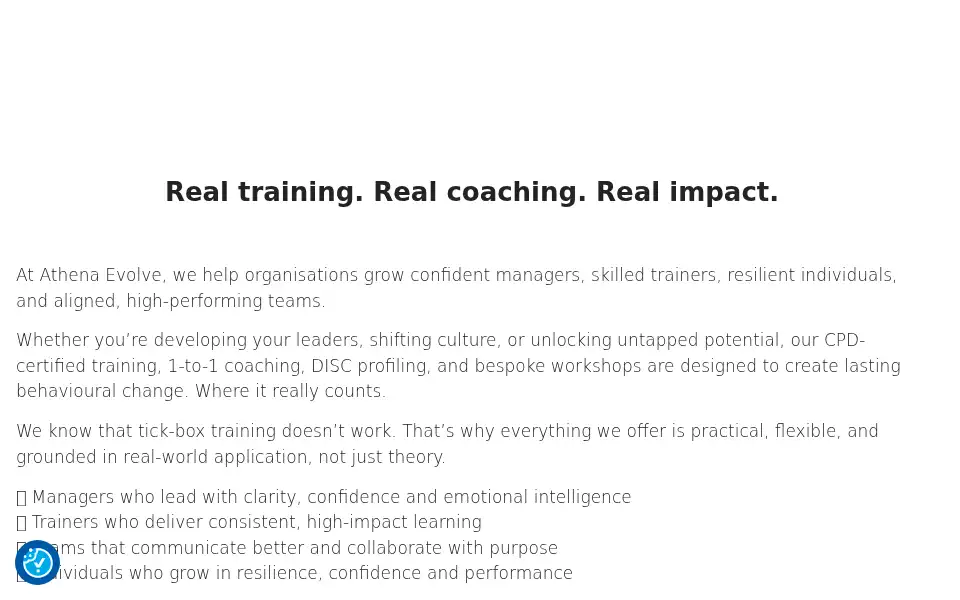 Screenshot of athenaevolve.com