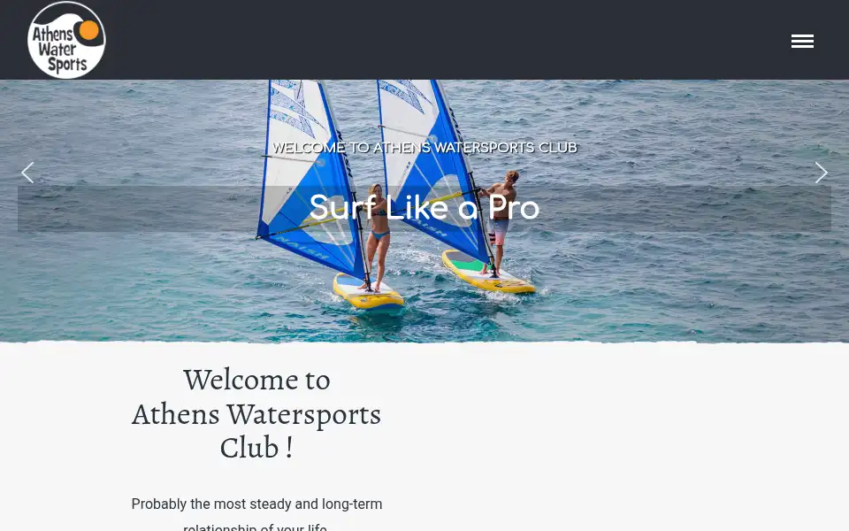 Screenshot of athenswatersports.gr